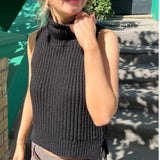 One Color Brioche Tank Knitting Pattern