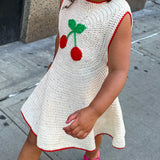 The Mon Chérie Girls Crochet Dress