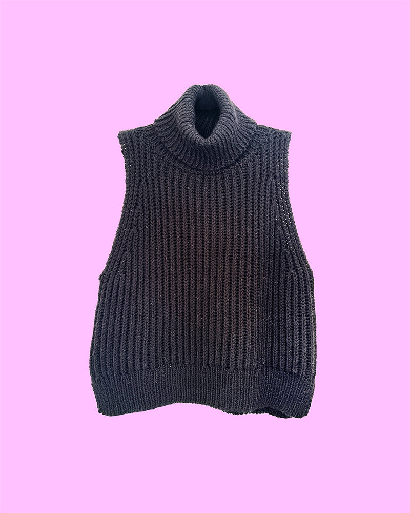 One Color Brioche Tank Knitting Pattern